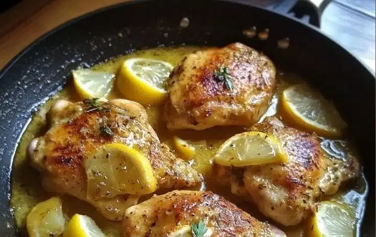 Easy One Pan Lemon Chicken